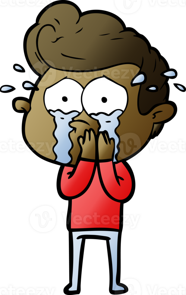 concerned crying man png