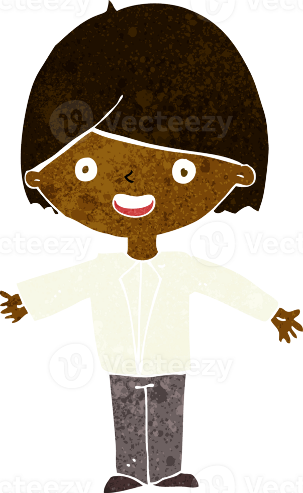 cartoon happy man png
