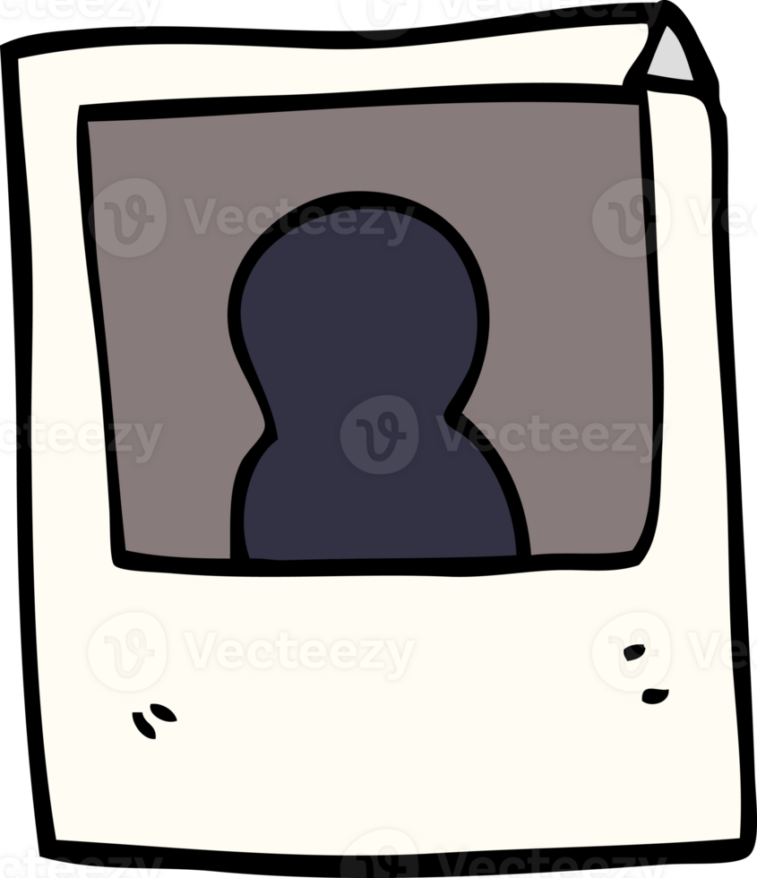 cartoon doodle instant photograph png