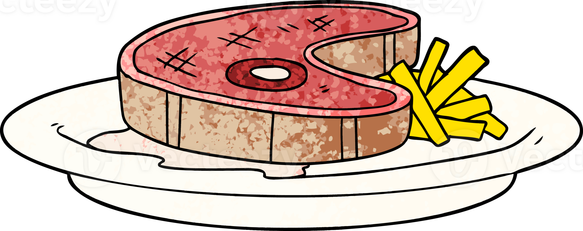 cartoon steak dinner png