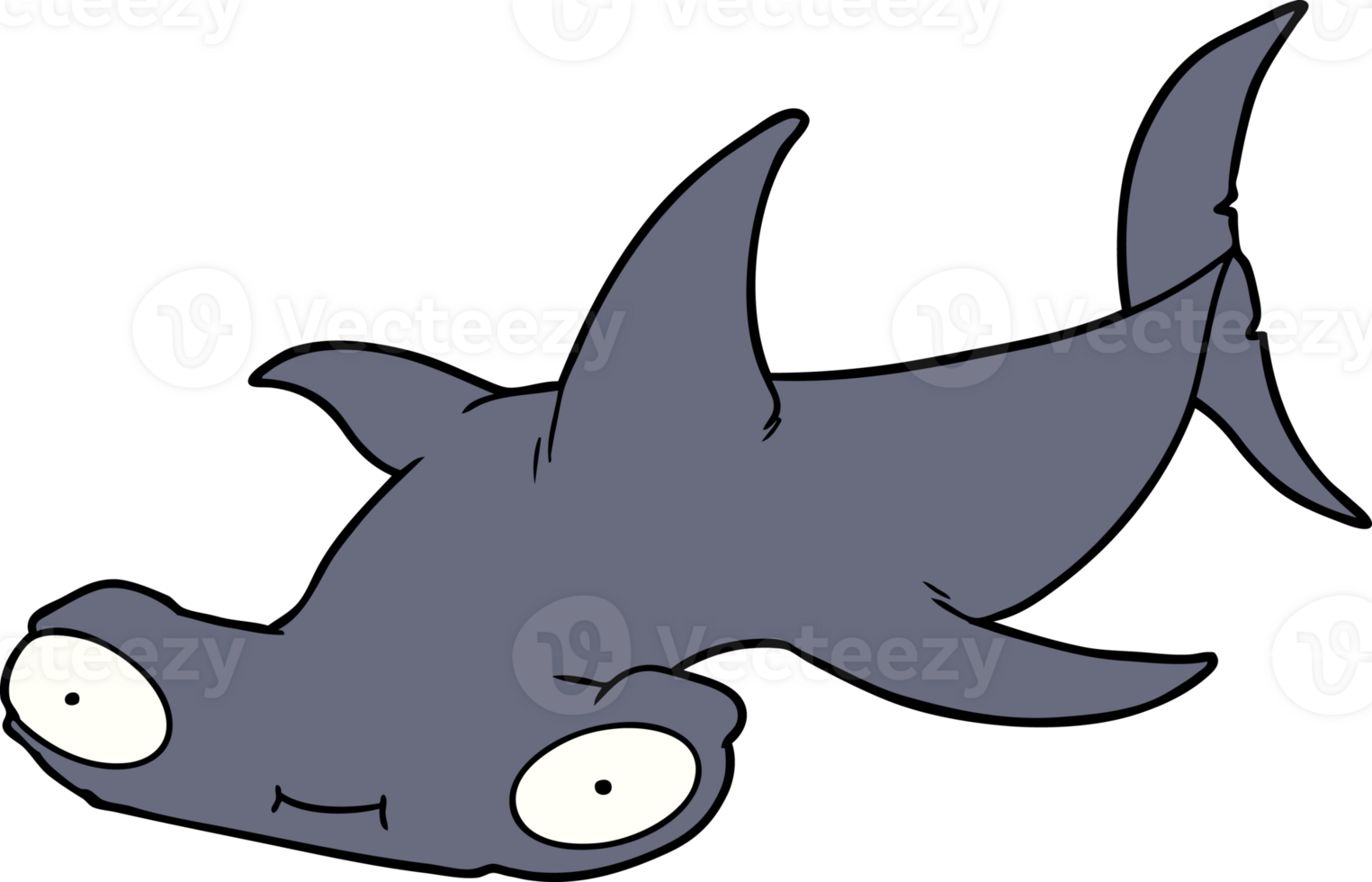 cartoon hammerhead shark png