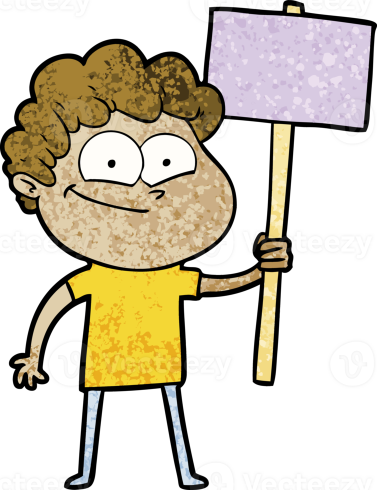 cartoon happy man png