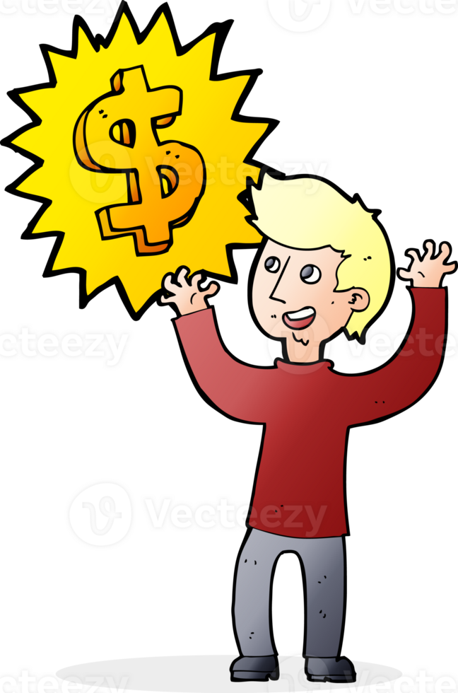making money cartoon 45267781 PNG