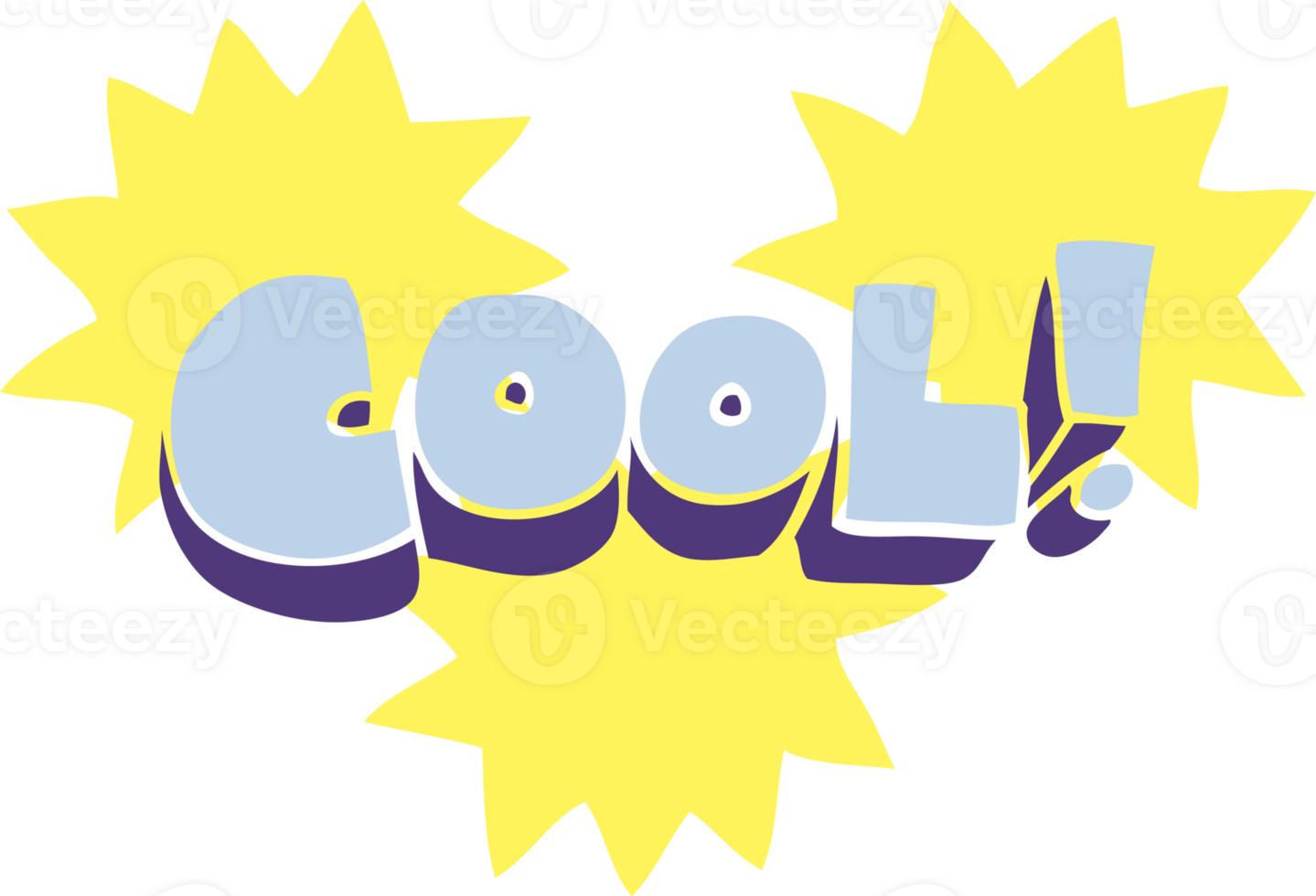 cool flat color illustration of a cartoon symbol png