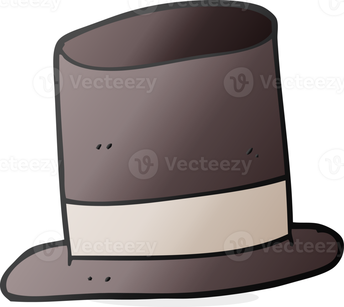 cartoon top hat png