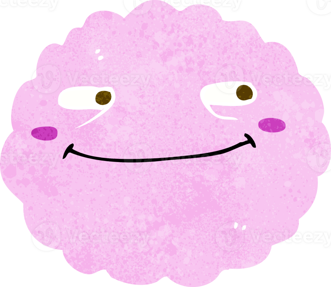 cartoon happy cloud png