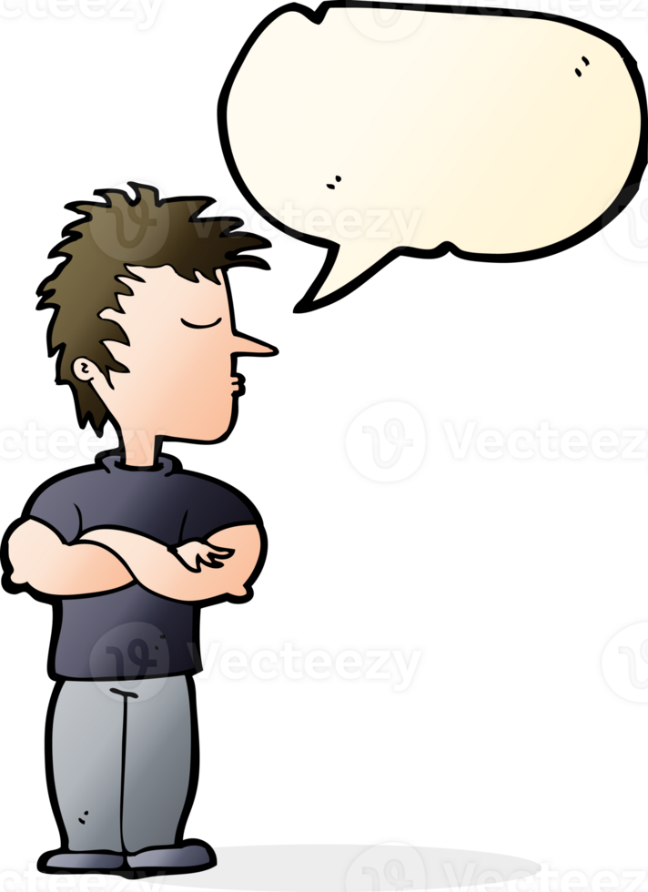 cartoon man refusing to listen with speech bubble png