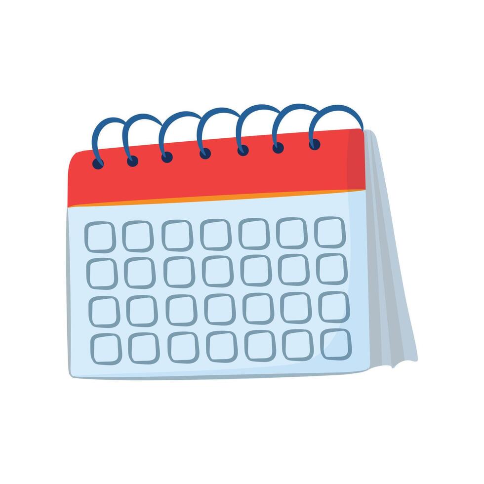 calendario fecha icono ilustración en blanco antecedentes vector