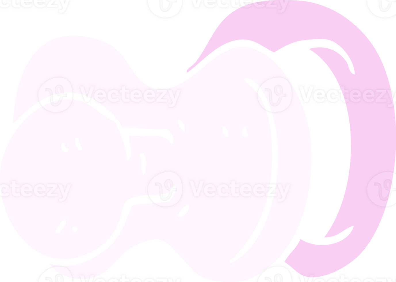 flat color illustration of a cartoon pacifier png