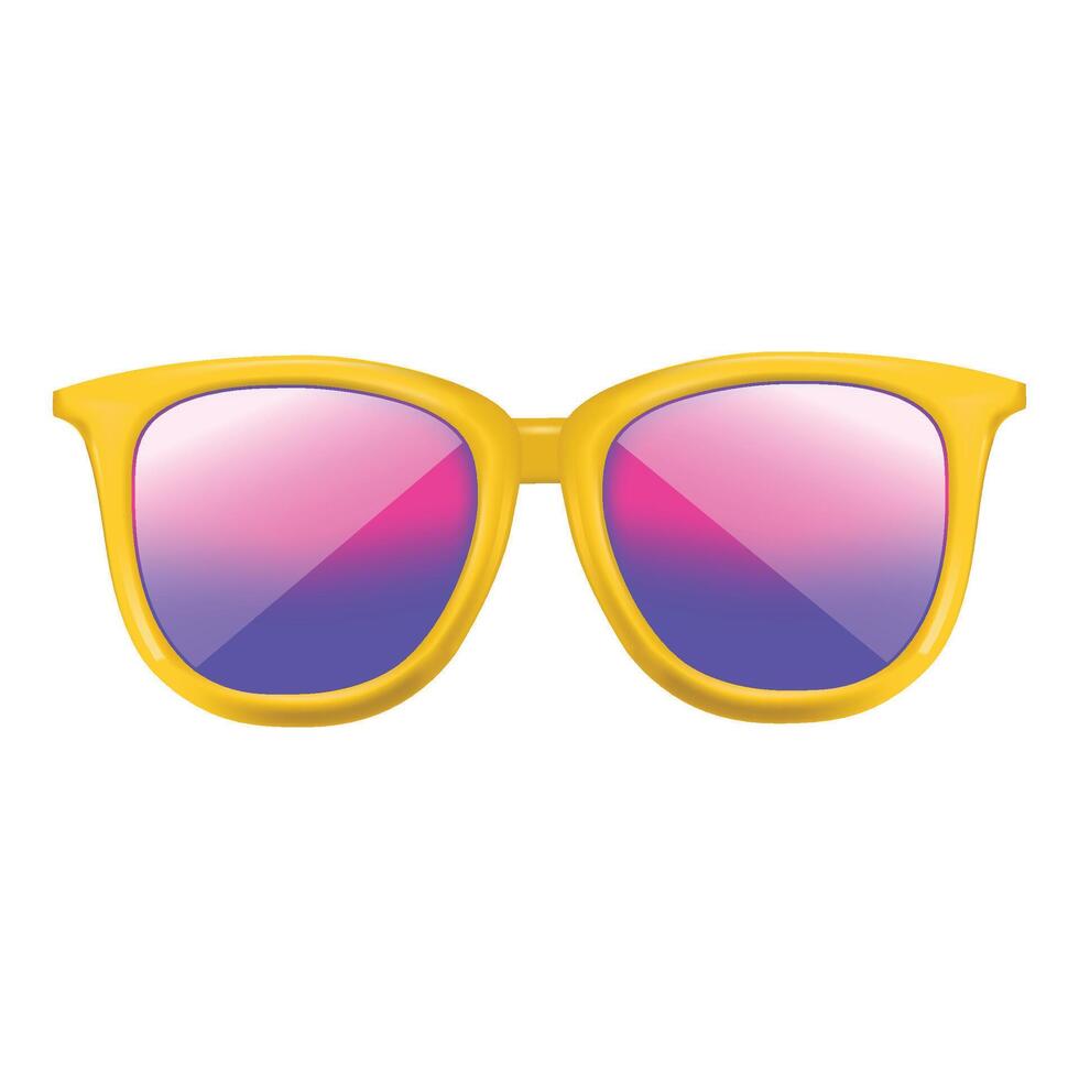 Modern sunglasses illsutration on white background vector