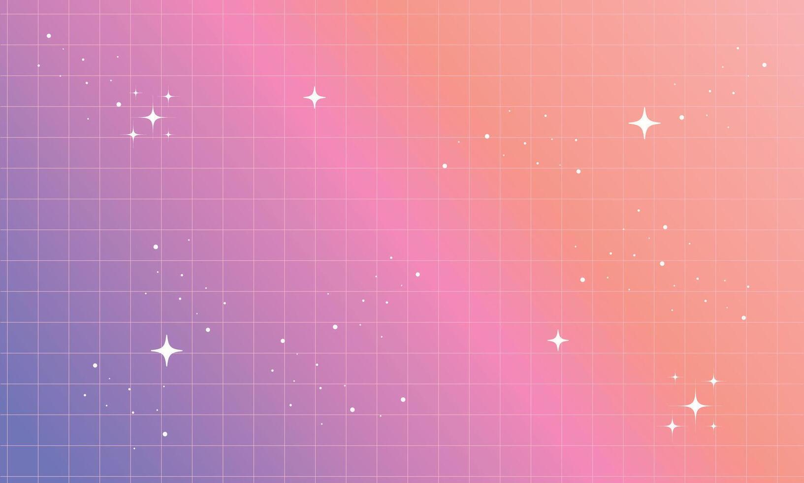 Gradient y2k background, Pastel Neon Holographic Mesh Gradient Abstract Background with Copy Space and Handdrawn Kawaii Y2K vector