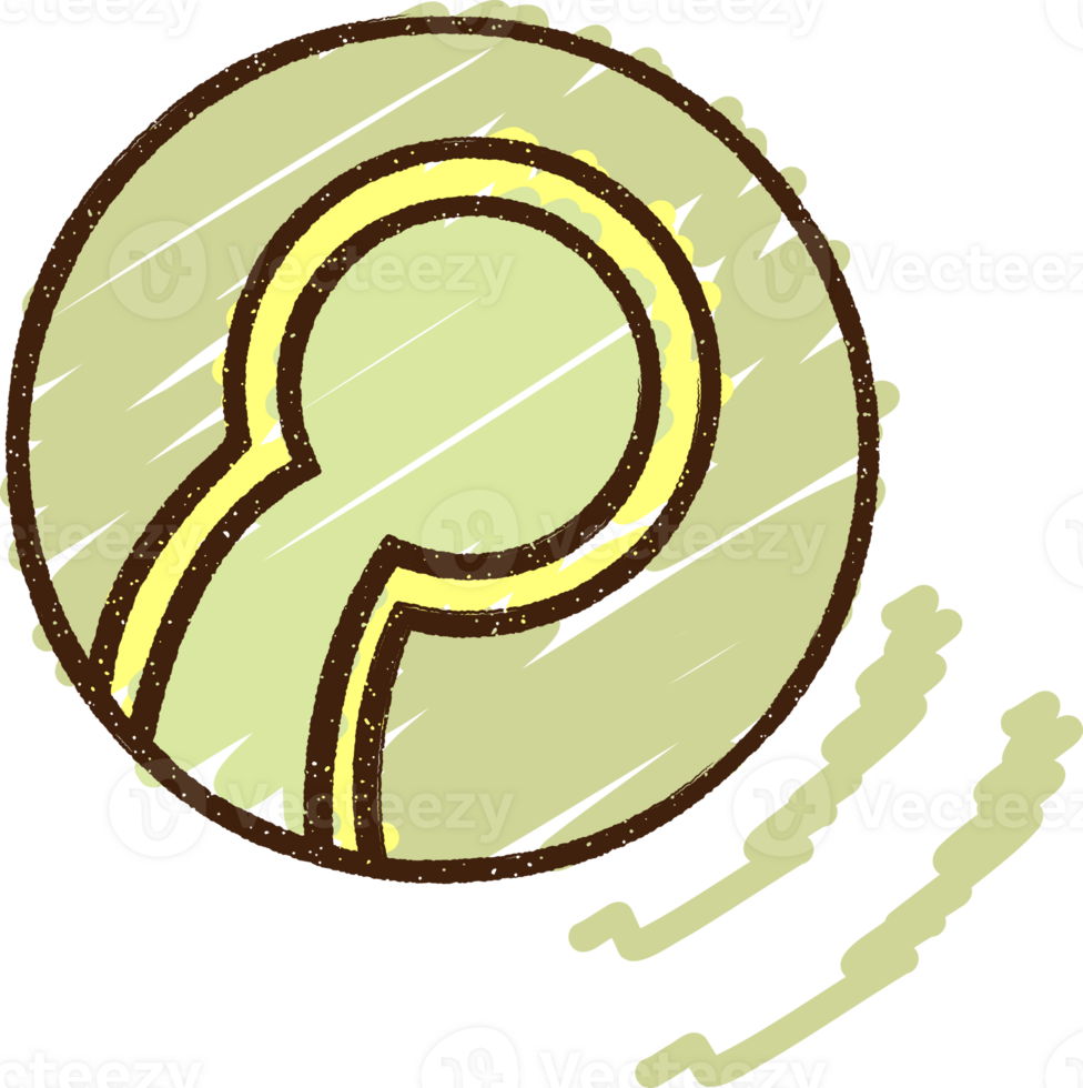 Tennis Ball Chalk Drawing png