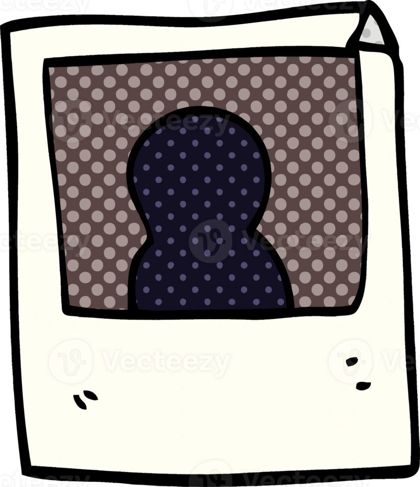 cartoon doodle instant photograph png