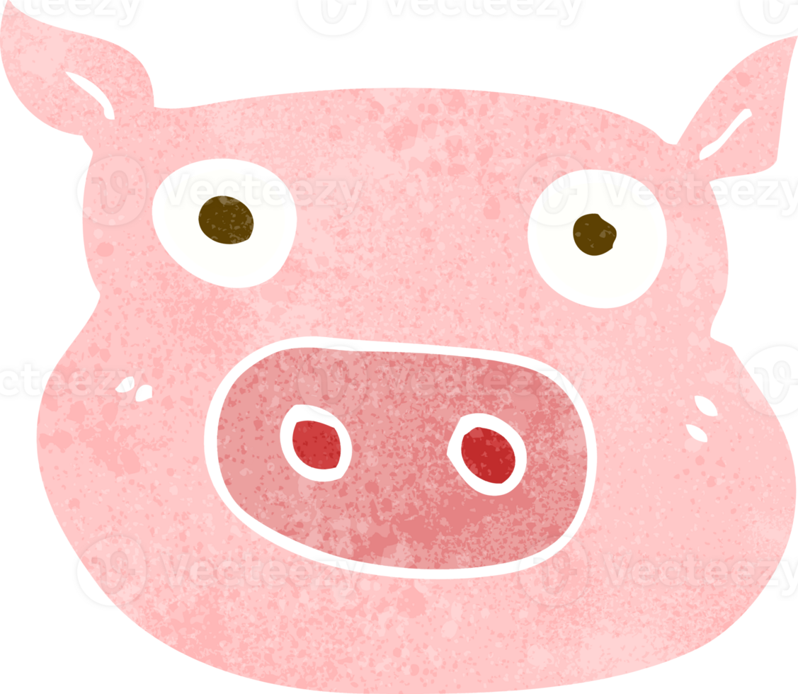 cartoon pig face png