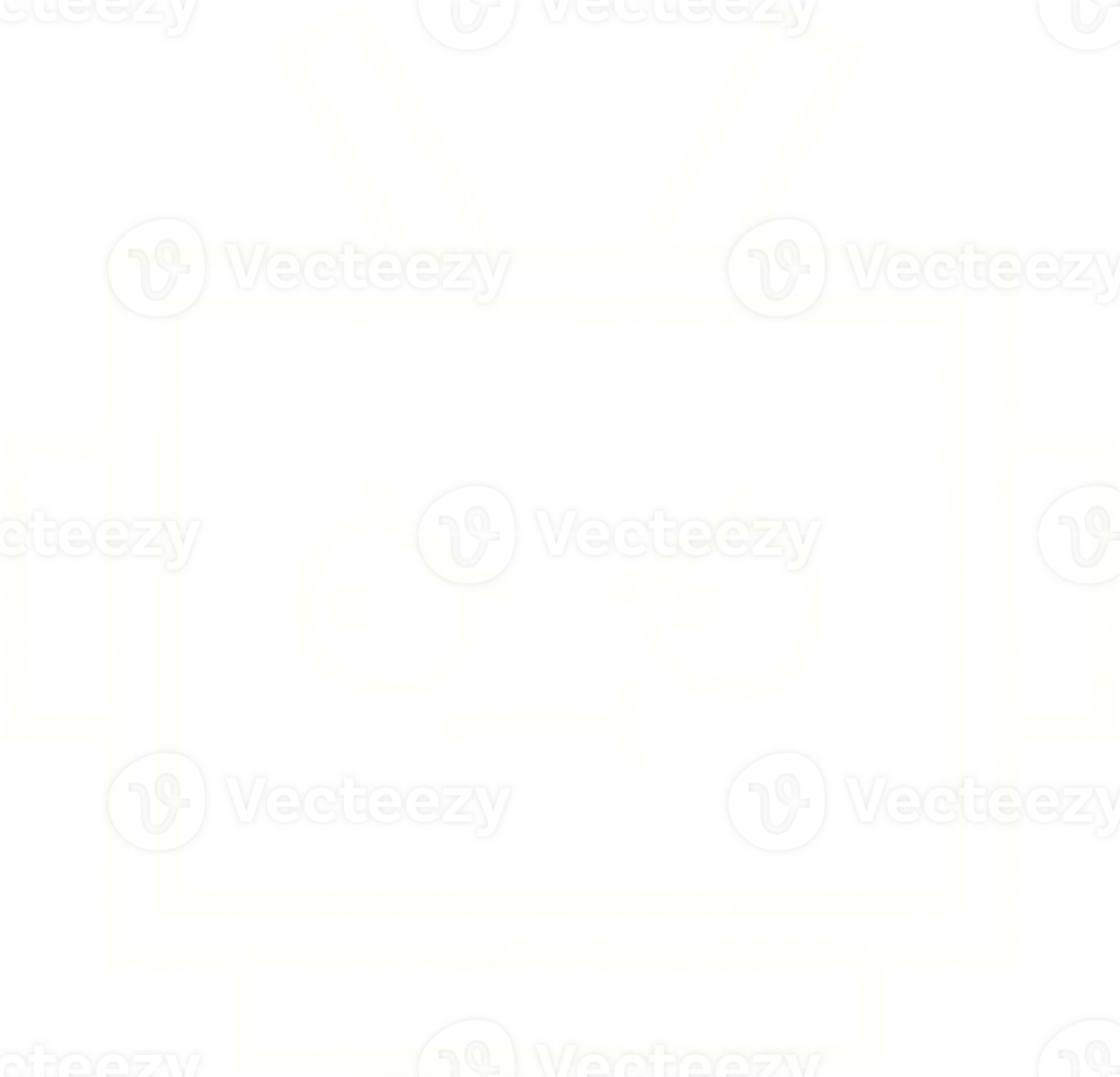 Robot Chalk Drawing png