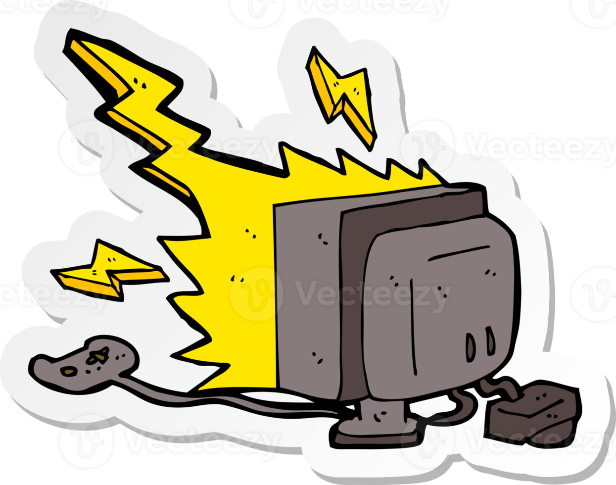 sticker of a cartoon computer game png