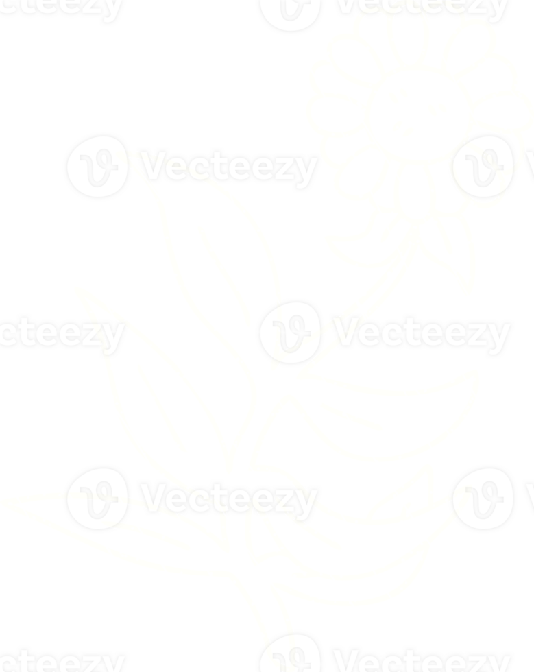 Happy Flower Chalk Drawing png