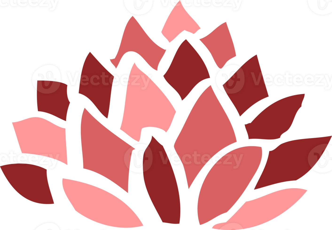 cartoon doodle flowering lotus png