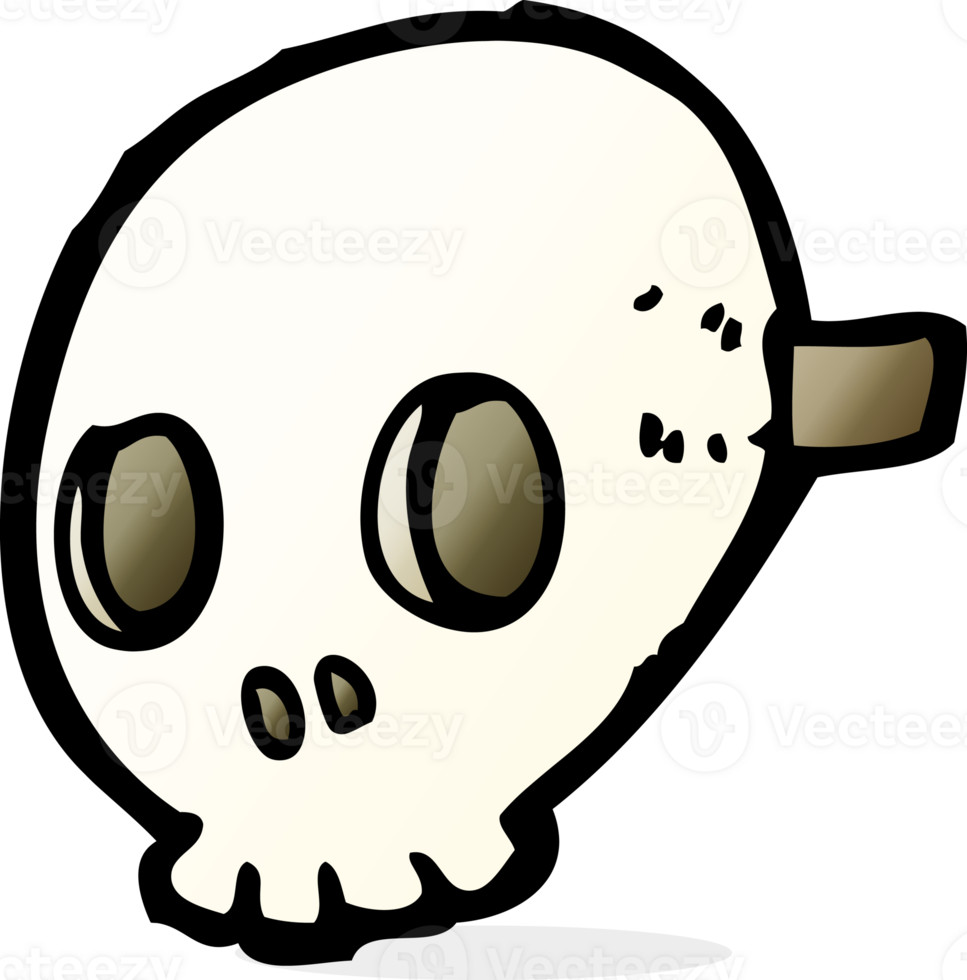 cartoon skull mask png