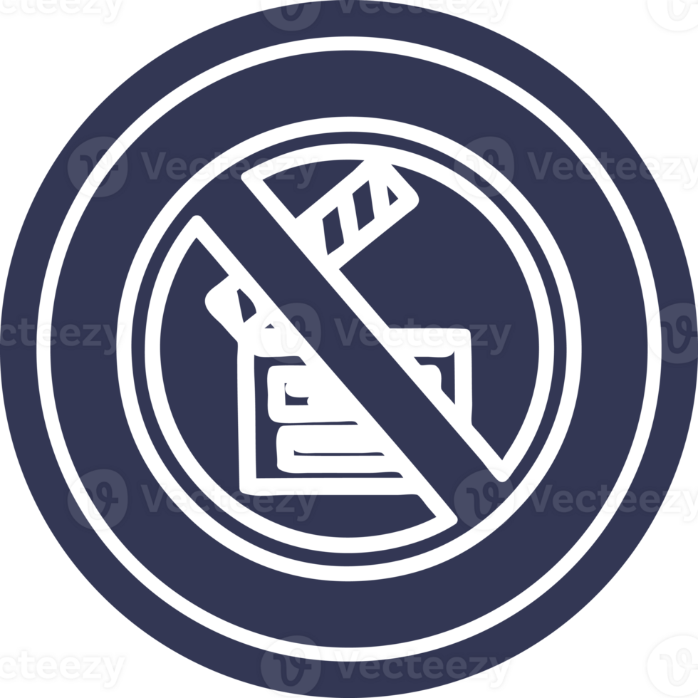 no filming circular icon png