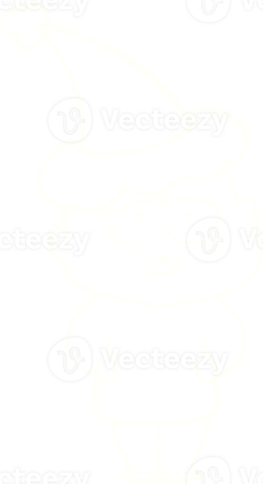 Christmas Man Chalk Drawing png