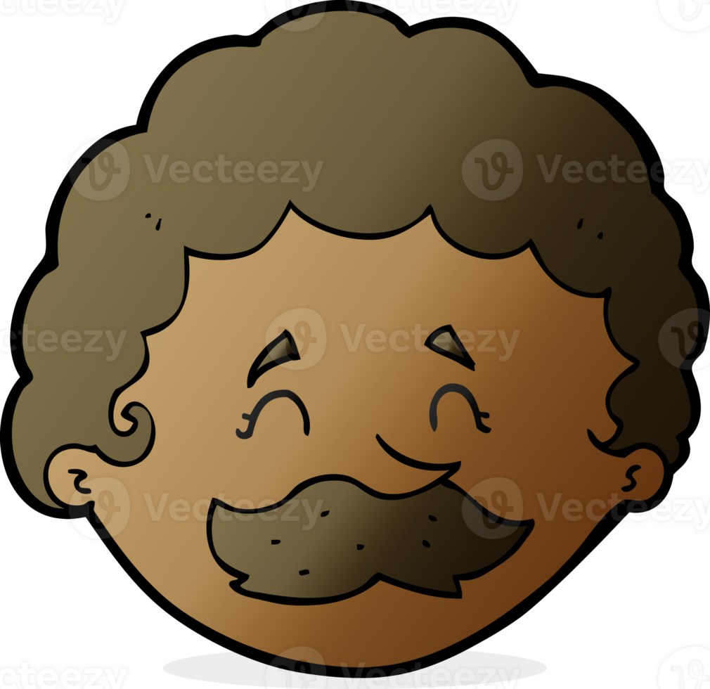 tecknad man med mustasch png