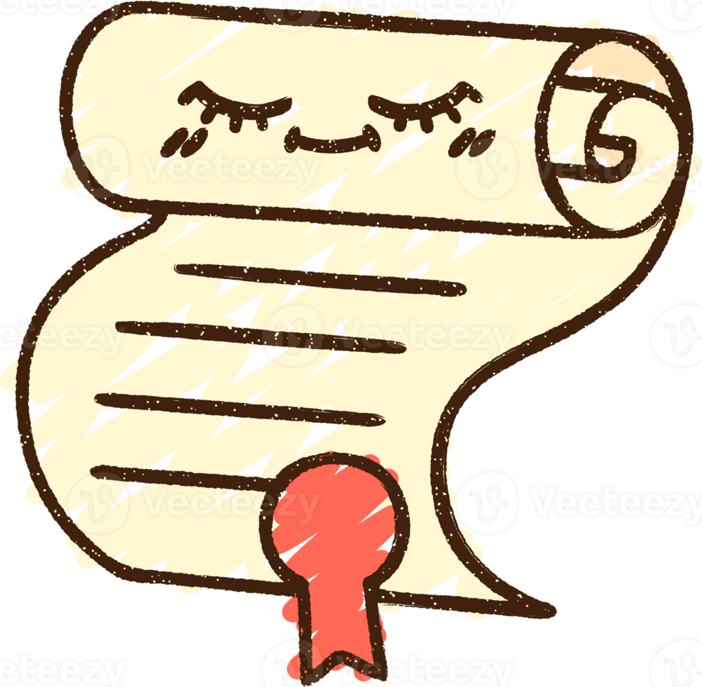 Certificate Chalk Drawing png