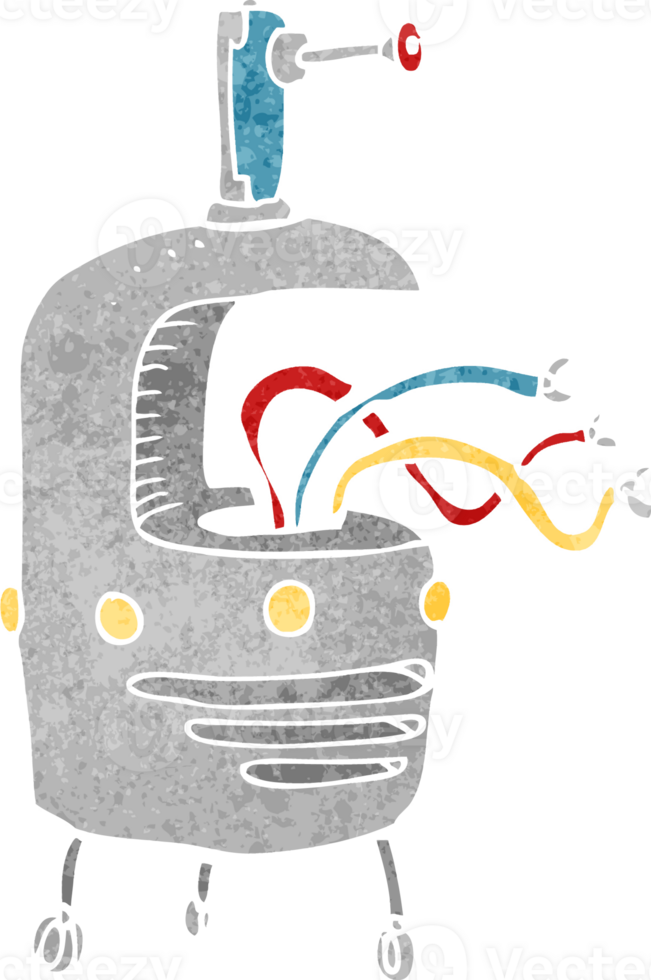 cartoon weird robot png