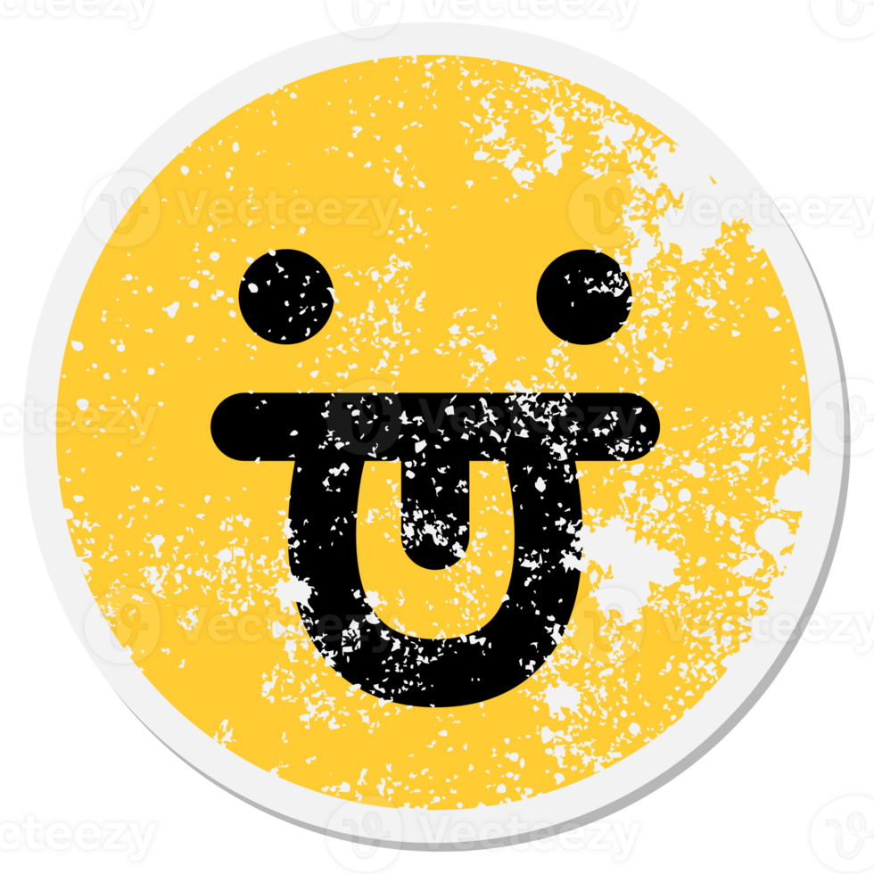 simple confused face circle png