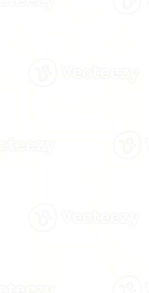 Robot Chalk Drawing png