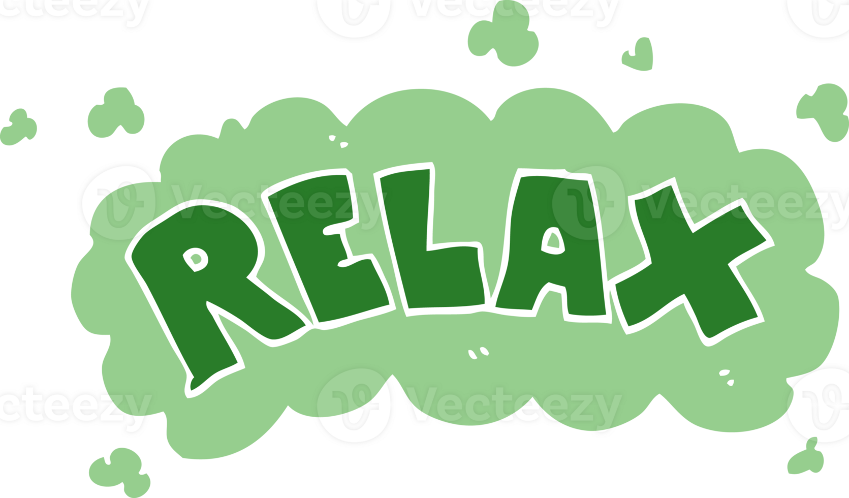 cartoon doodle relax symbol png