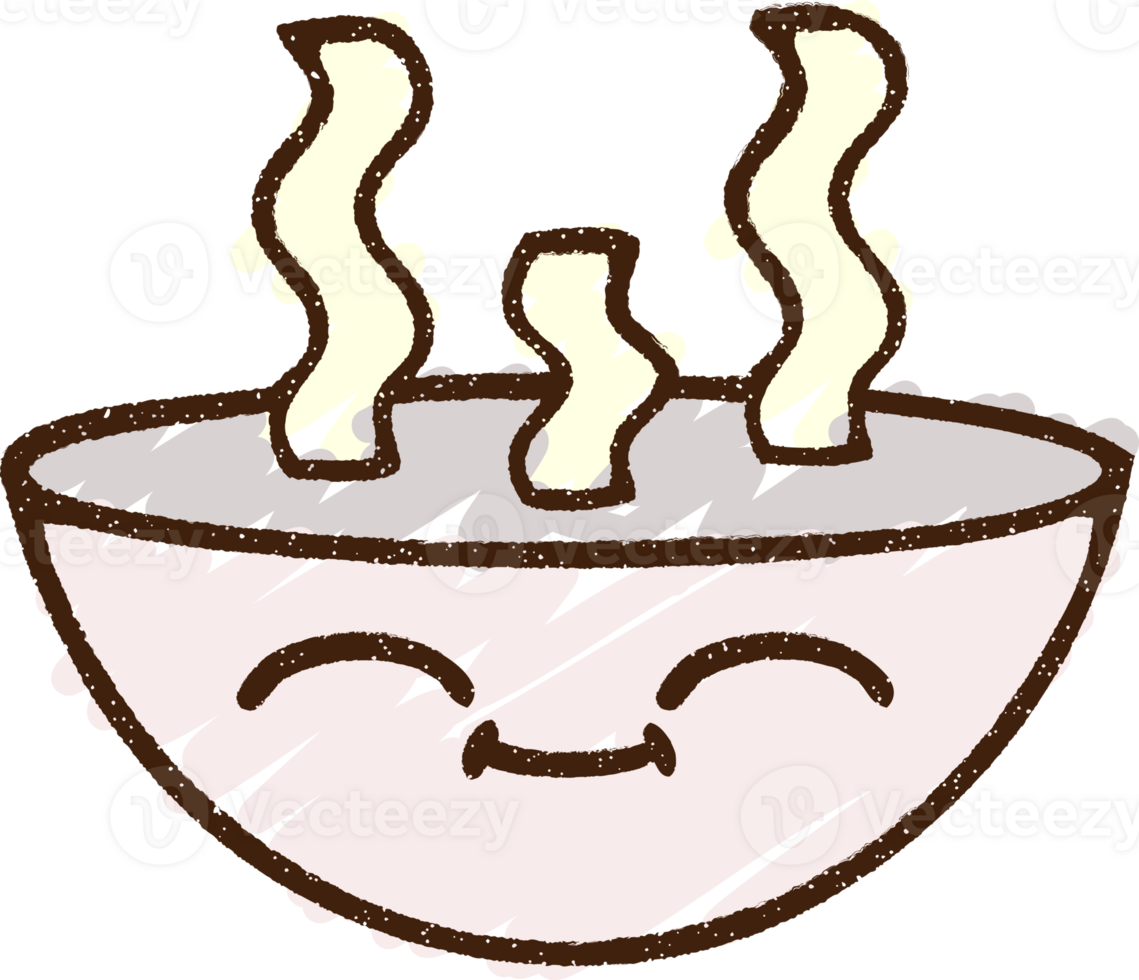 Hot Soup Chalk Drawing png