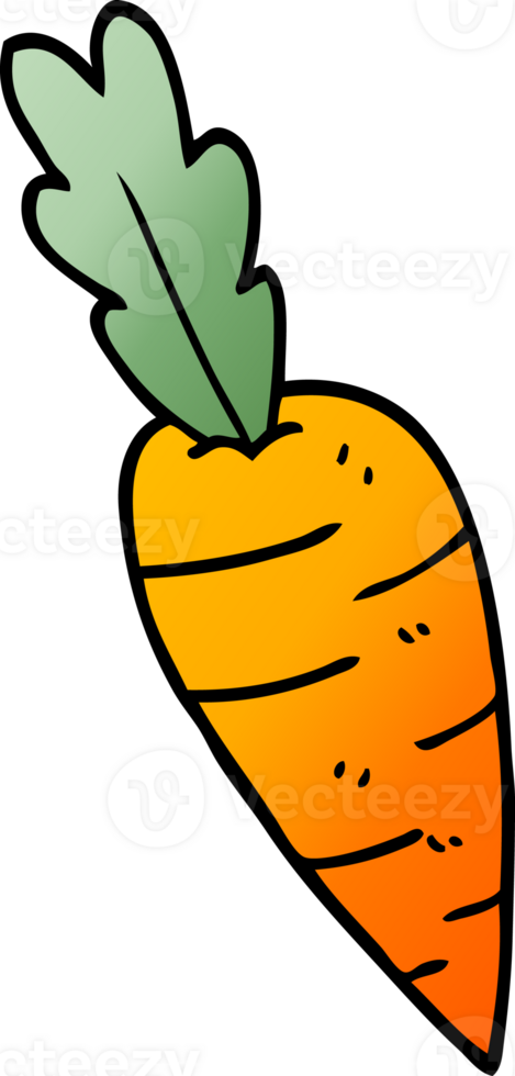 cartoon doodle carrots png
