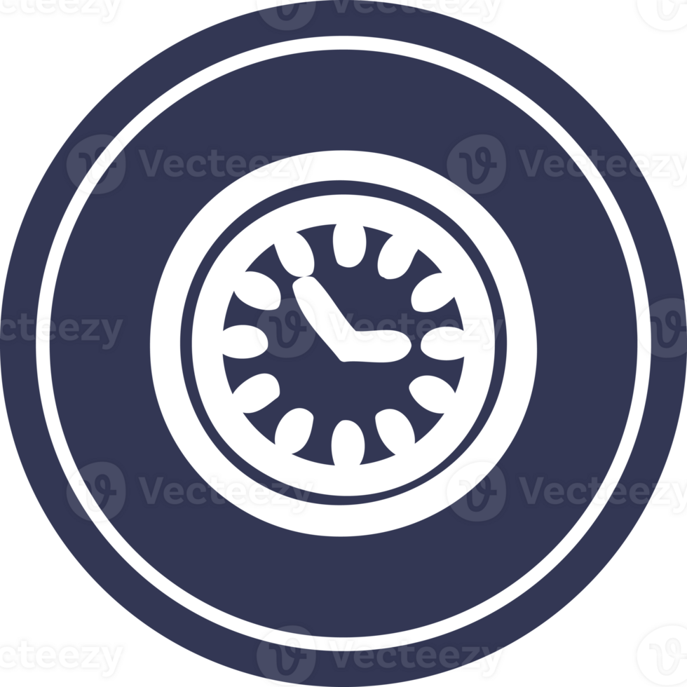 wall clock circular icon png