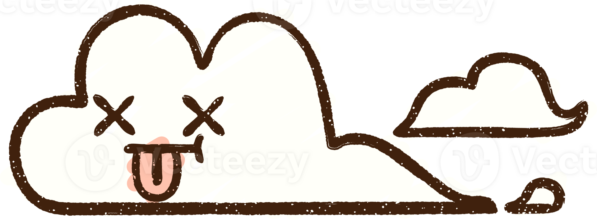 Dead Cloud Chalk Drawing png