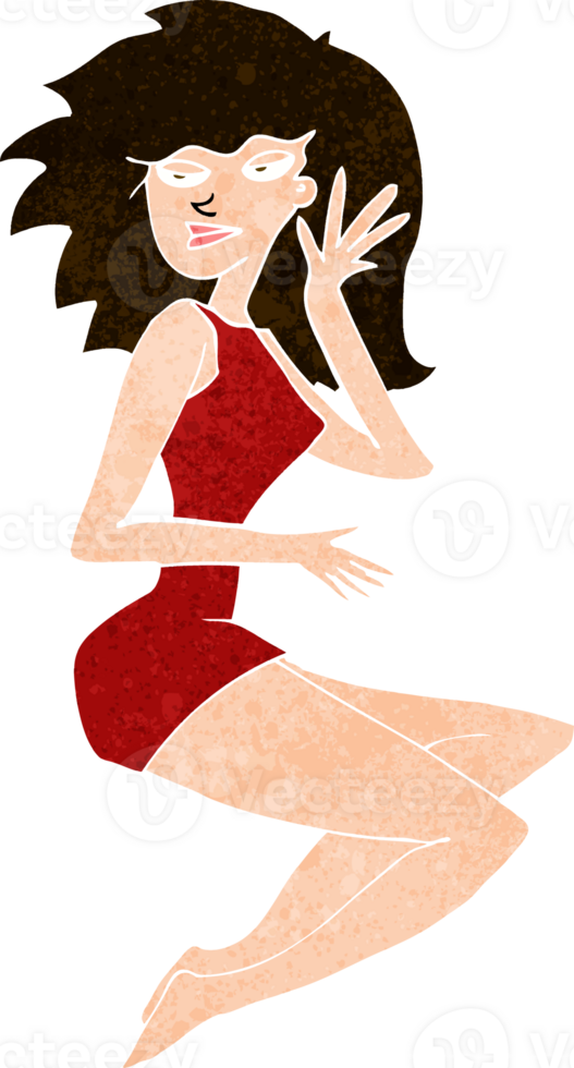 cartoon sexy woman png