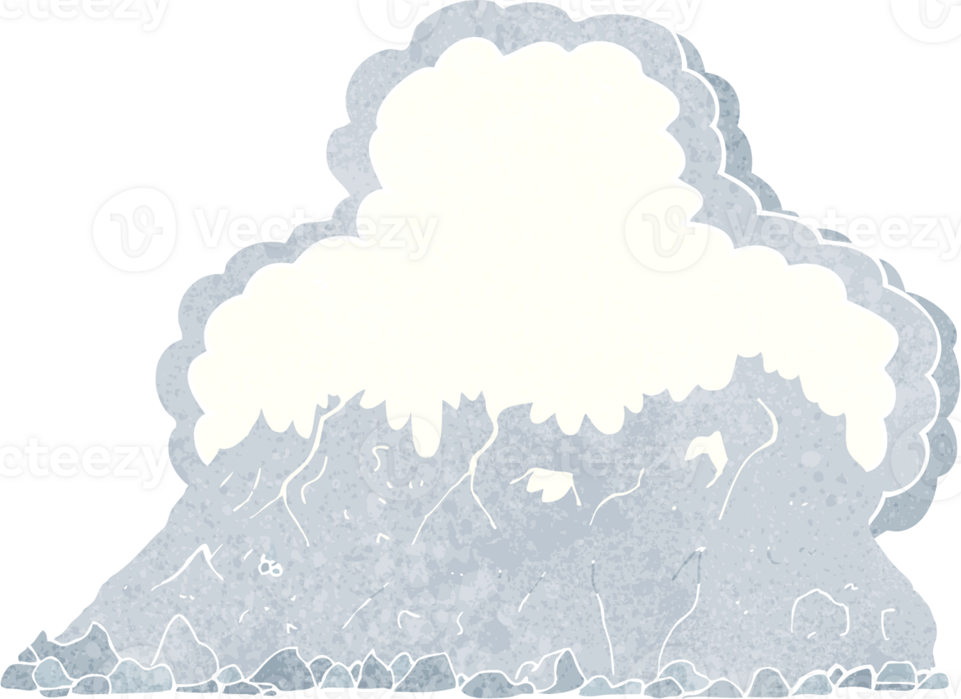 cartoon mountain range png