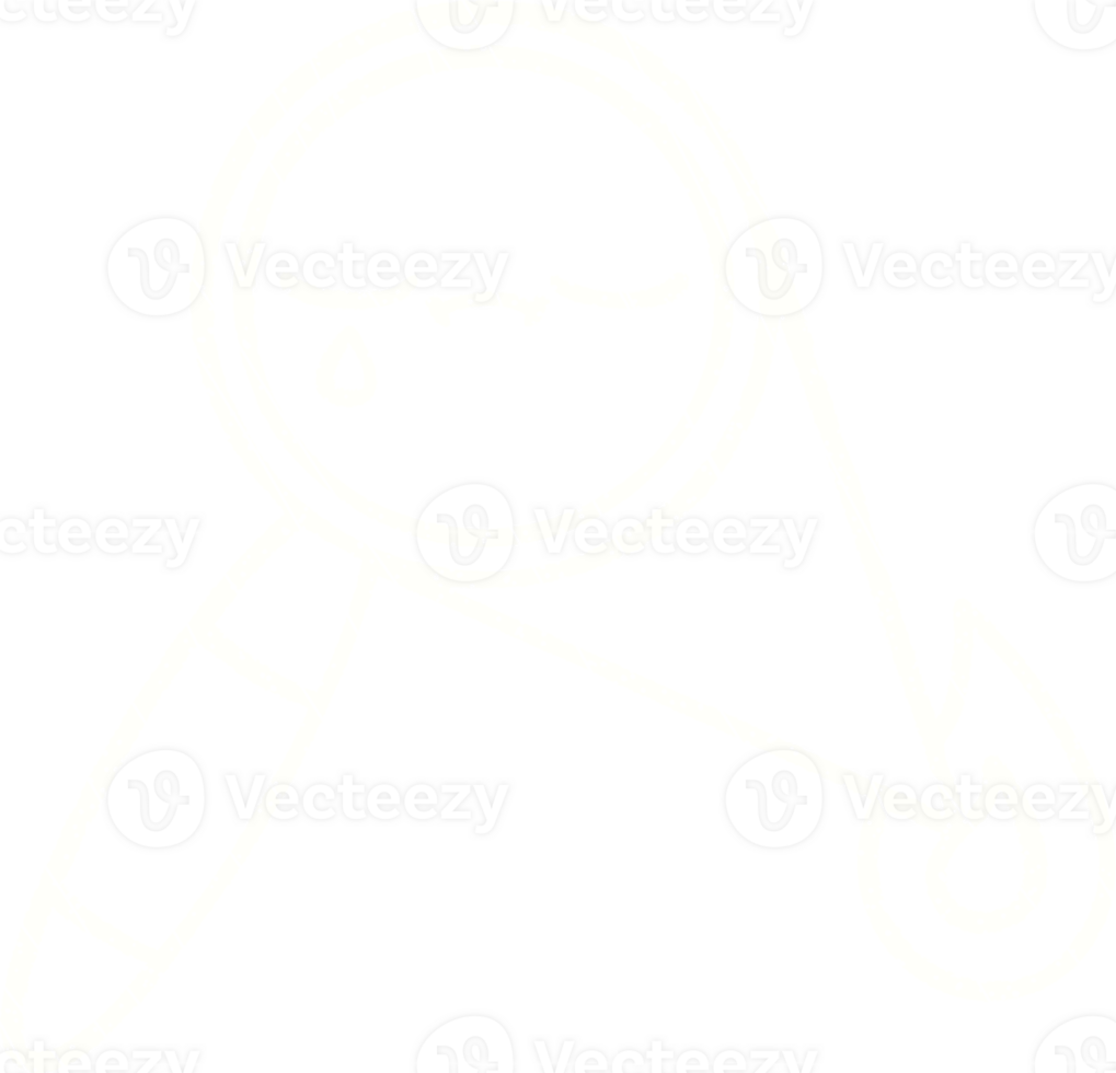 Magnifying Glass Chalk Drawing png