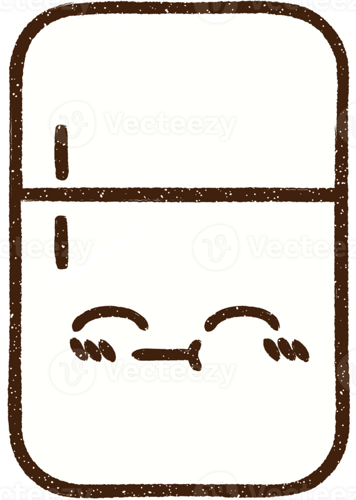 Refrigerator Chalk Drawing png