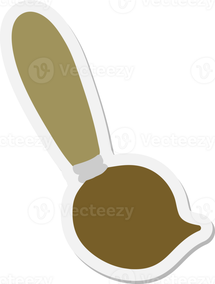 artists paint brush sticker png