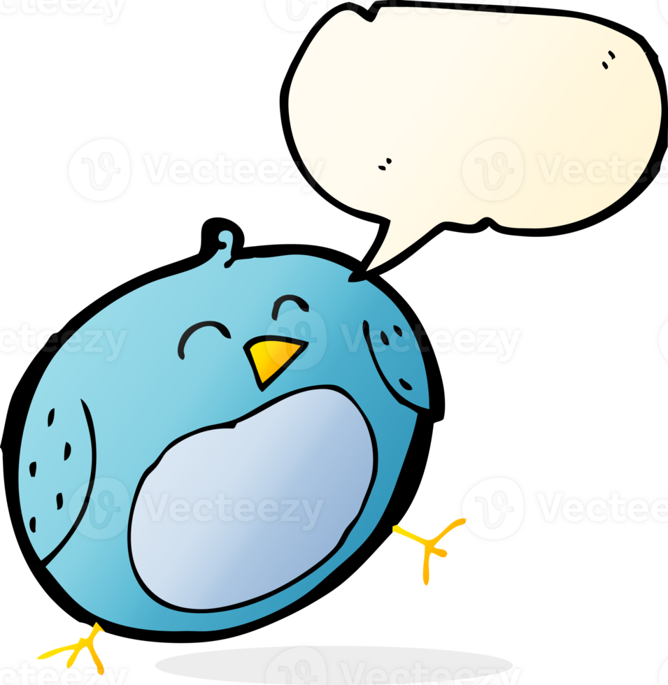 cartoon bird with speech bubble png
