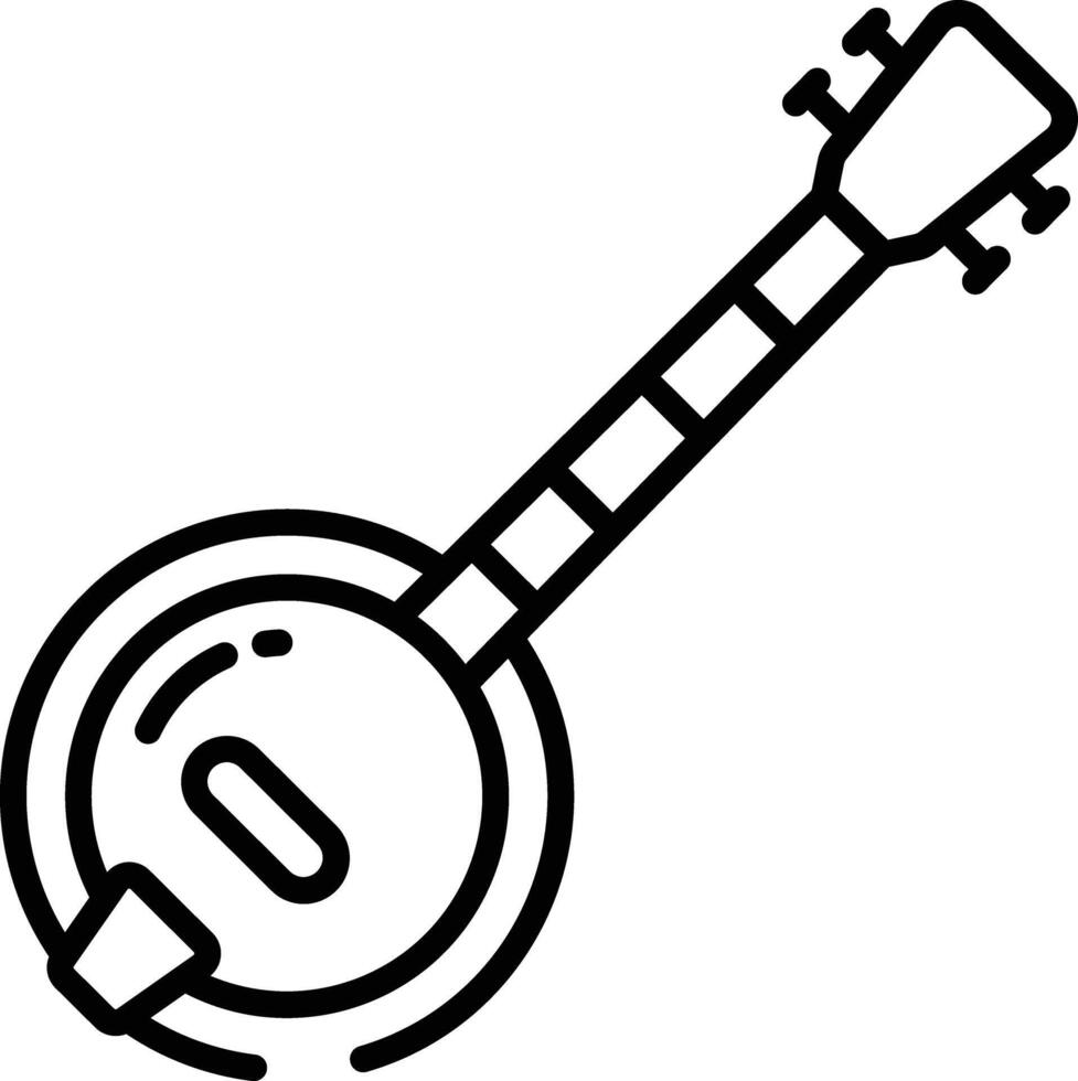 folk outline illustration vector