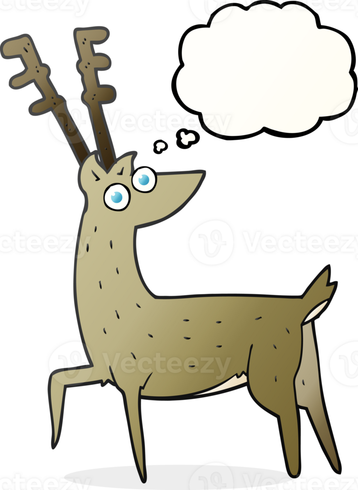 thought bubble cartoon stag png