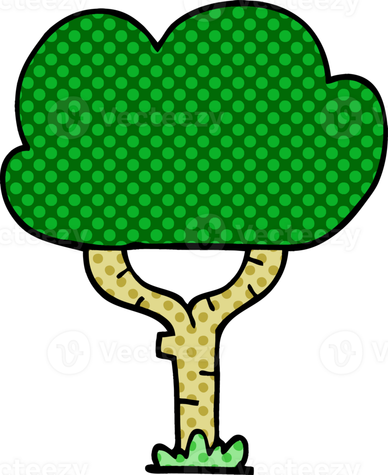 cartoon doodle tree png