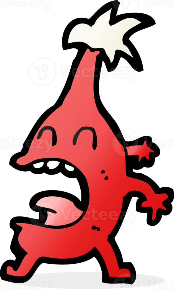 cartoon funny christmas creature png