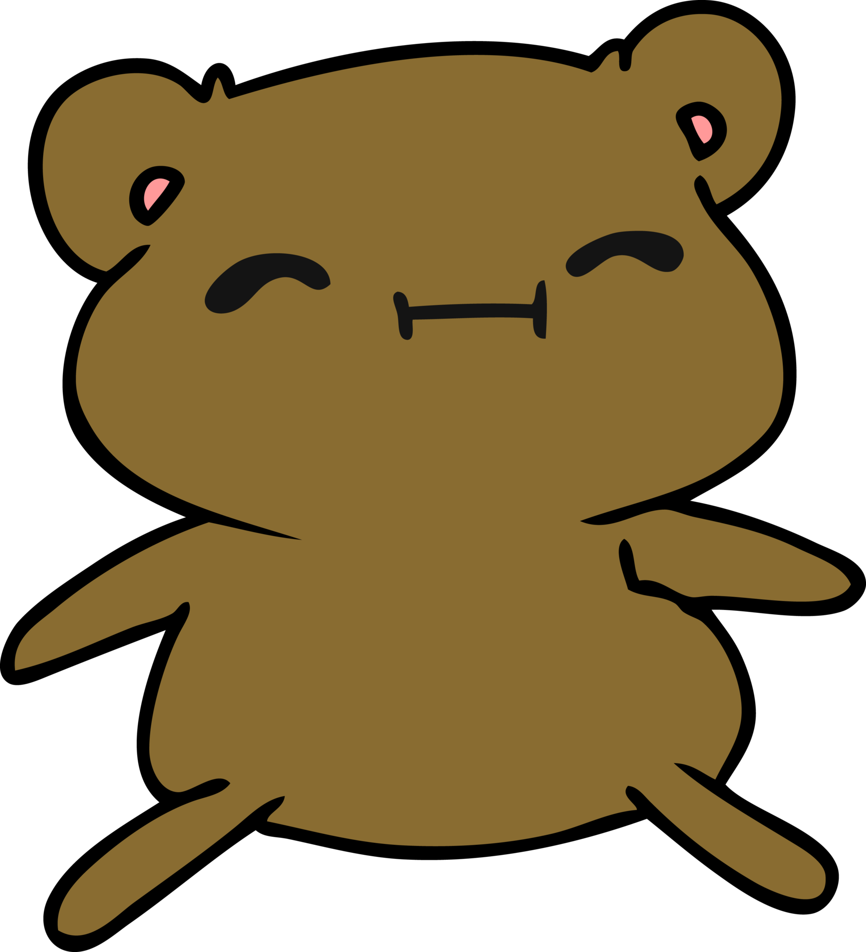 cartoon kawaii cute teddy bear 45277332 PNG