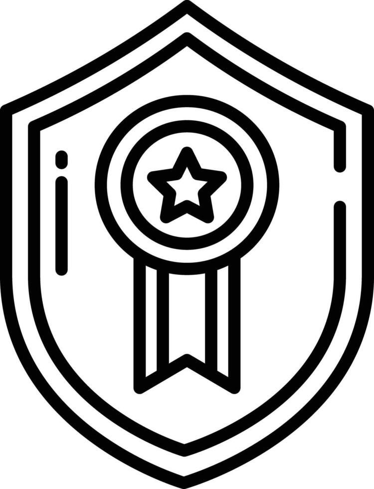 Security outline illustration vector