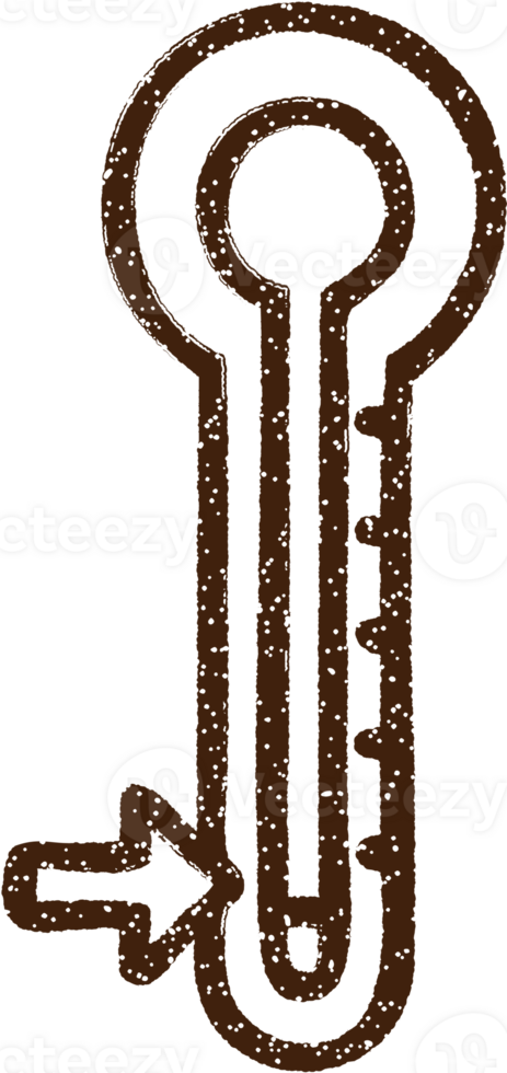 Low Temperature Symbol Charcoal Drawing png