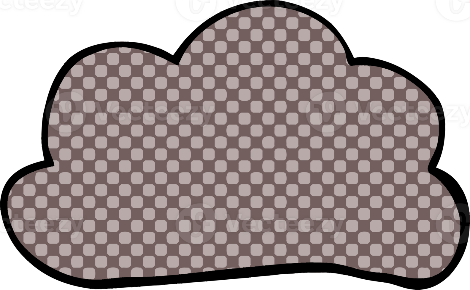 cartoon doodle weather cloud png