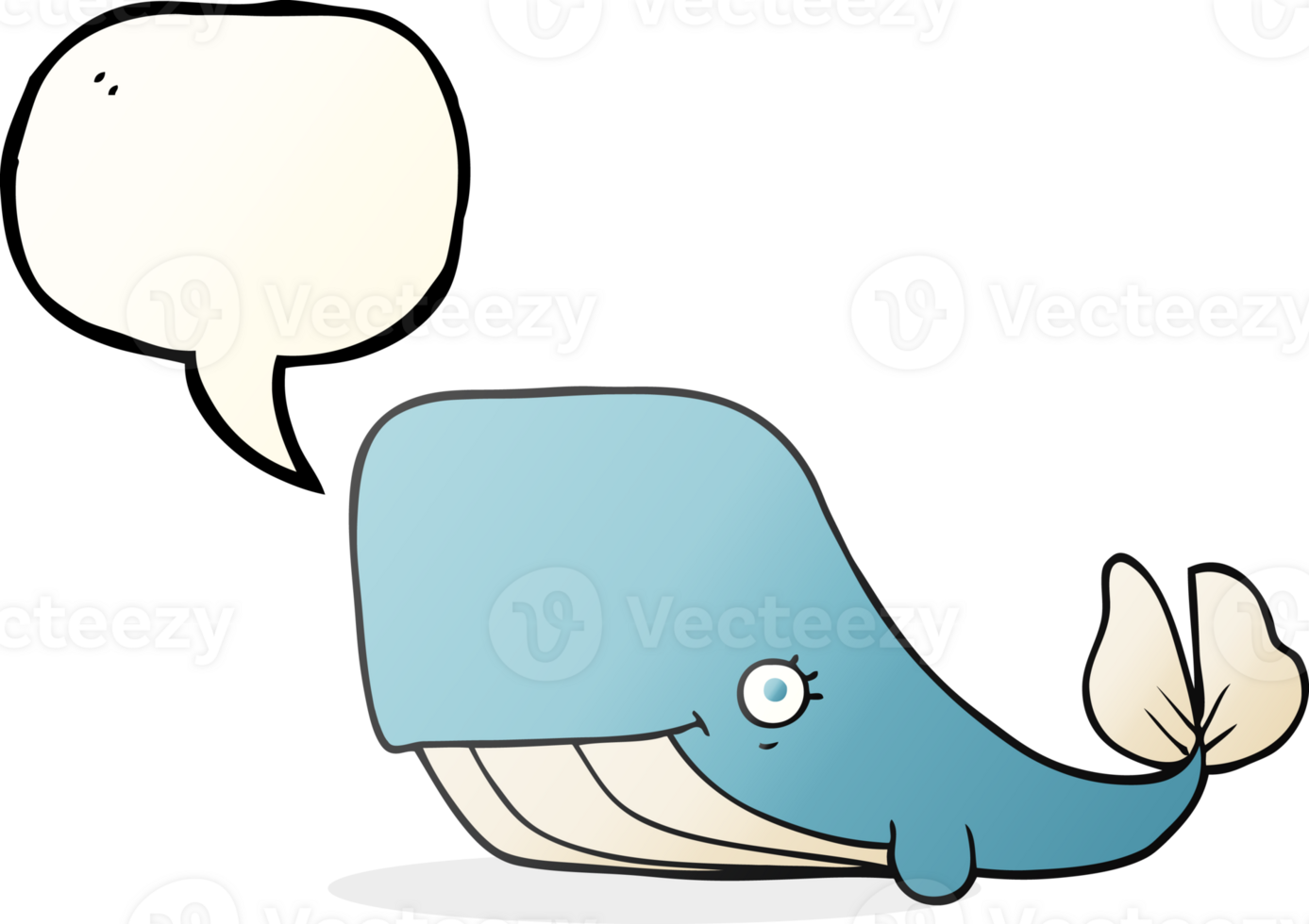 speech bubble cartoon happy whale png